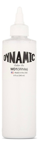 Pigmento Dynamic White Blanco 8 Onz Para Tatuaje Tattoo