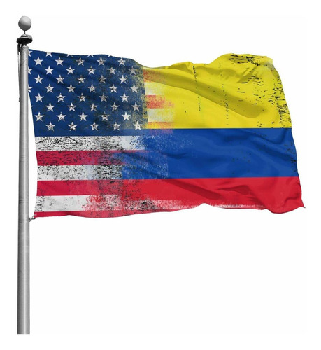 Bandera Colombiana De Estados Unidos De 4 X 6 Pies Duradera 