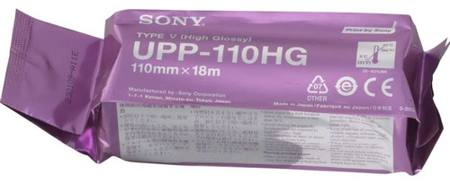 Papel Para Ultrassom Sony Para Impressora Upp-110hg - Sony