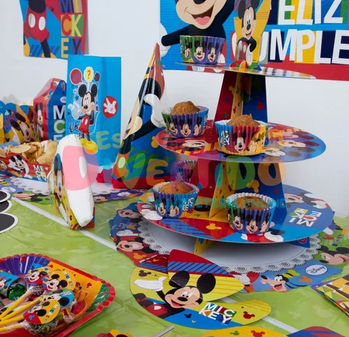 JOYMEMO Los Suministros Fiesta cumpleaños Mickey Mouse Incluyen