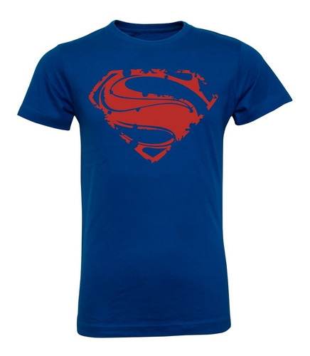 Poleras De Hombre Superman  Liga De La Justicia-100% Algodón