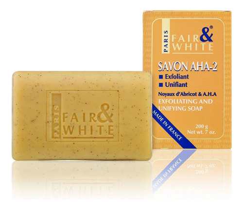 Fair & White Jabon Exfoliante Original Aha, 7 Onzas