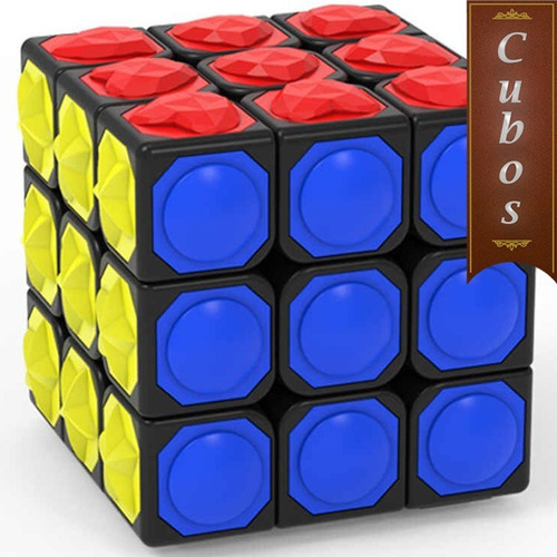 Cubo Magico Moyu Yj Blind Cube 3x3x3 Stickerless Relieve