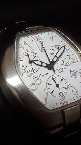 Relógio Jean Vernier Chronograph - Veja O Vídeo