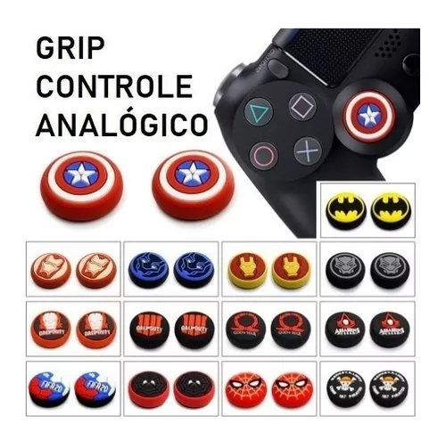 Borrachinha Grips Para Controle Analógico Ps4 Ps5 Xbox One S na