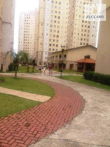 Apartamento Mobiliado Com 2 Dormitórios À Venda, 46 M² Por R$ 250.000 - Ponte Grande - Guarulhos/sp - Ap13183