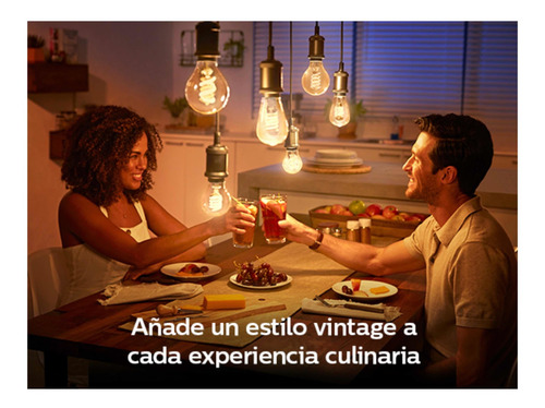 Imagen 8 de 9 de 2- Ampolletas Philips Hue Filamento Vintage Edison St64 Bt