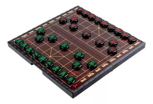 1 Conjunto Tabuleiro De Damas Placa De Madeira Xiangqi Jogo De Tabuleiro  Dobrável Em Madeira Xadrez Chinês De Madeira Xadrez Internacional Xadrez De