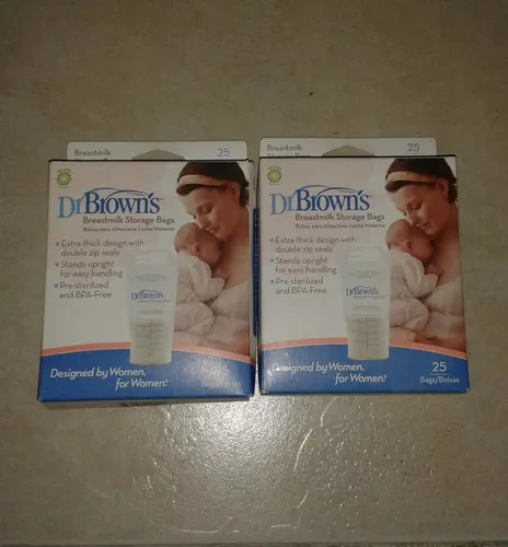 DR BROWN´S Bolsas para Almacenar Leche Materna 25 Uds