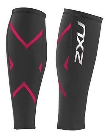 2xu Compression Calf Guards - Par - Black/pink - M