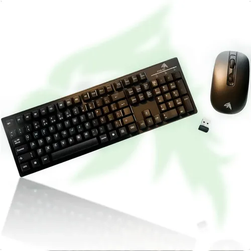 Kit Teclado E Mouse Sem Fio Abnt2 Usb 2.4g Pholex Para Pc E Notebook