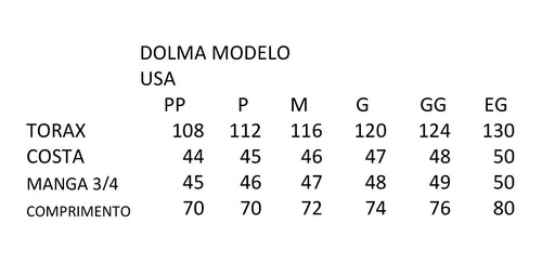 Dolma Chef 100% Algodão 1a. Linha Leve Preto Nome Bordado