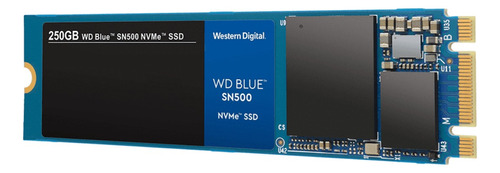 Disco sólido interno Western Digital  SN500 WDS250G1B0C 250GB azul