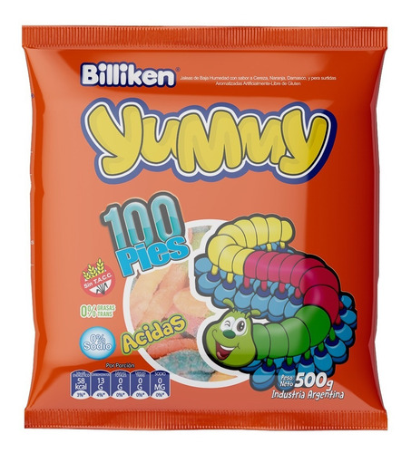 Gomitas Yummy Acidas X 500 Gr - Lollipop