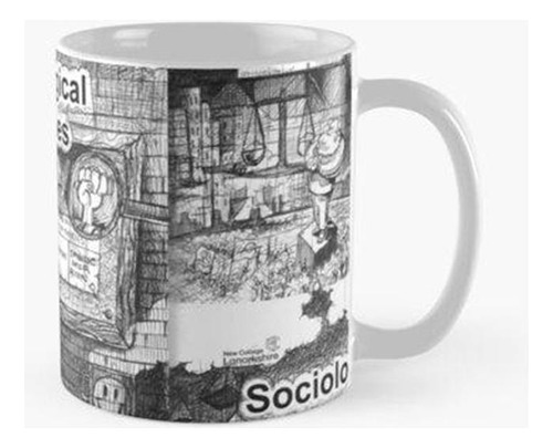 Taza Teorias Sociologicas Calidad Premium