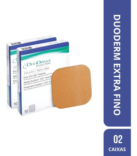 Curativo Duoderm Extra Fino 10 X 10 Cm Caixa C/20 Unds
