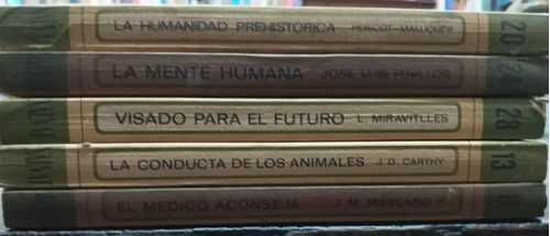 Ciencia / Medicina / Prehistoria / Mente * Lote 5 Libros *