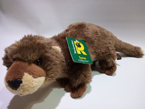 Peluche Suma Collection Nutria Cafe 31 Cm Largo Aprox