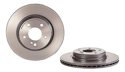 2 Discos Ventilados Tra Mercedes-benz E55 Amg 99/02 Brembo