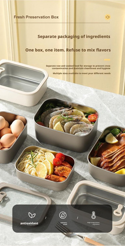 Caja 304 Inox., Tapa Templada, Microondas