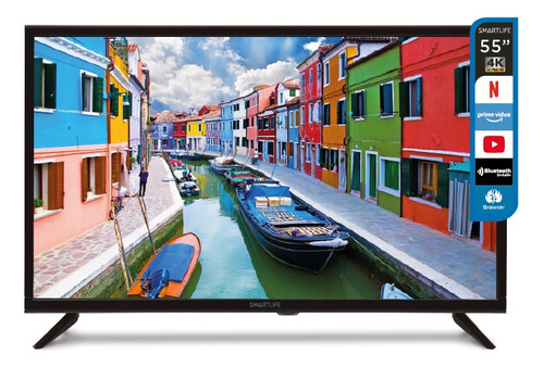 Televisor Smartlife 55  Uhd 4k Smartv Sl-tv55uhdw Albion