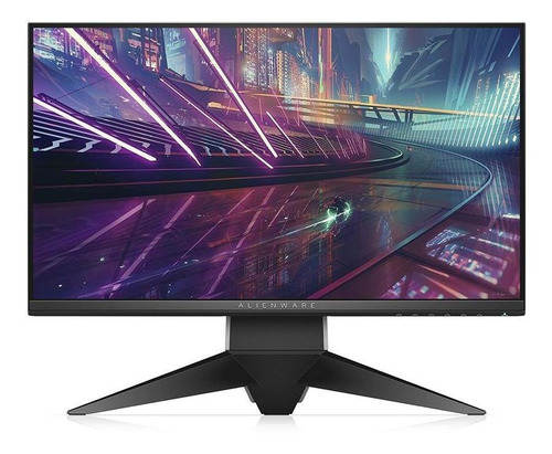 Monitor gamer Dell Alienware AW2518HF LCD 25.5" plateado y negro 100V/240V