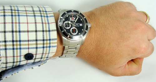 Longines Hydroconquest Cronógrafo Auto Black L3.644.4