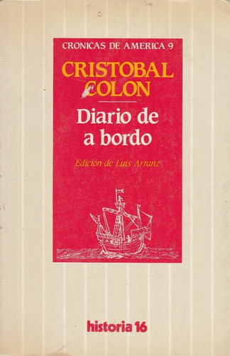Libro Diario De A Bordo Cristobal Colon Por Luis Arranz