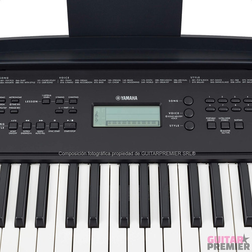 Imagen 5 de 10 de Organo Teclado Yamaha E360 Sensitivo 61 Teclas Usb Atril