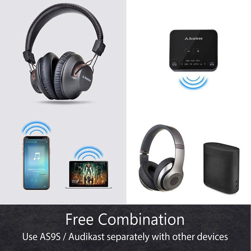 Avantree Ht4189 40hrs Wireless Headphones Set For Tv Watchin