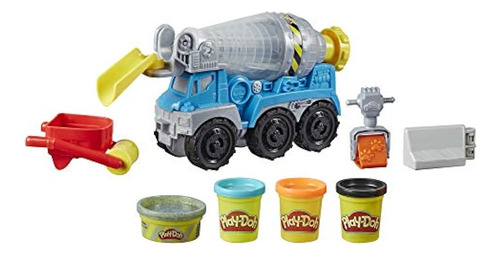 Camión De Cemento Con Ruedas Play-doh Para Niños De 3 Años E