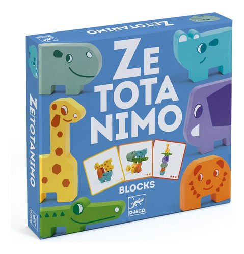 Juego Zetotanimo Blocks - 3 Años - Djeco - Dj06434