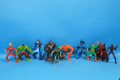 Miniature Figure Marvel Heroes Toybiz Lote 10 Figuras (Usado)