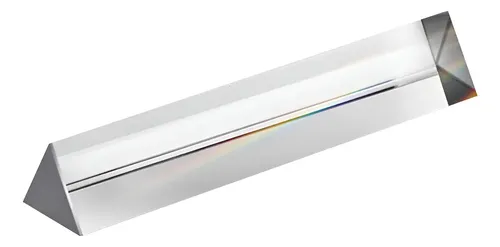 Pack De 4 Prismas De Cristal Equiláteros, De 30x30x30x50 Mm, Para Crear Arcoíris Y Experimentos ópticos