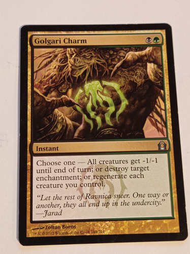 Carta Magic Golgari Charm [return To Ravnica] Mtg Instant