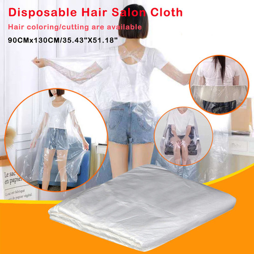 Capas Desechables Para Peluquería En Forma De T, Para Lavar