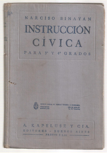 Instruccion Civica Binayan Kapelusz