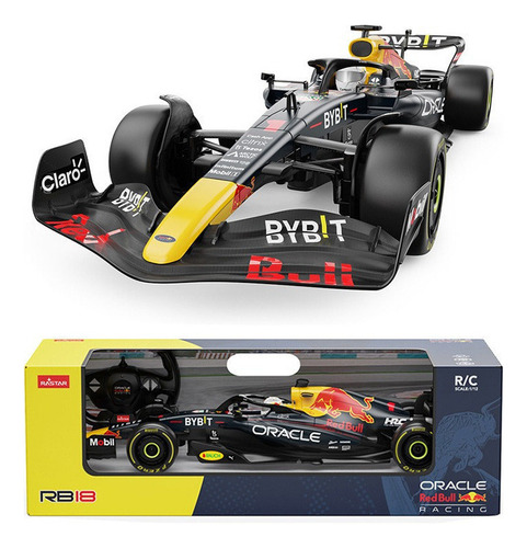 Jj Coche Teledirigido Rb18 1 Verstappen Fia 1/18 Rc F1