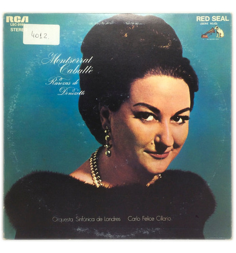 Vinilo Montserrat Caballe Rarezas De Donizetti Lp Argentina