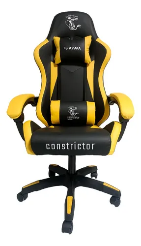 comprar Silla Gamer Ergonómica Aiwa Constrictor  Lampalagua Amarilla