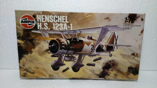 Avión Para Armar Airfix Henschel 123a-1 1:72