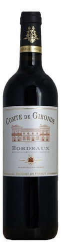 Vinho Comte De Gironde Bordeaux Blend Tinto 750ml