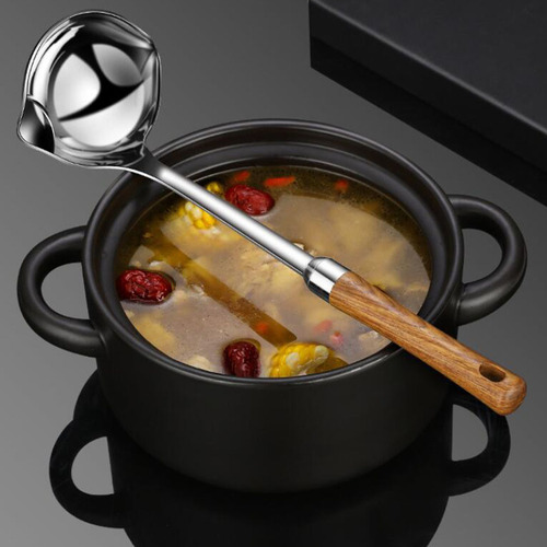 Práctica Cuchara Filtrante De Aceite Creative Soup Spoon, 1
