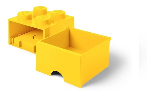 Lego Bloque Apilable Contenedor Brick Drawer 4 Yellow