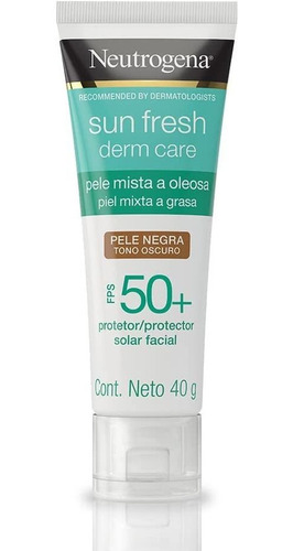 Neutrogena Sun Fresh Protector Solar Fps50 Tono Oscuro