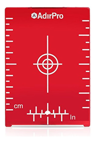 Placa De Objetivo De Piso Magnética Roja Adirpro Con Soporte