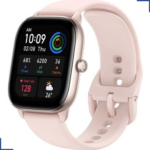   Relogio Smartwatch Amazfit Gts 4 Mini 1.65 Feminino Rose Cor Da Caixa Rosé