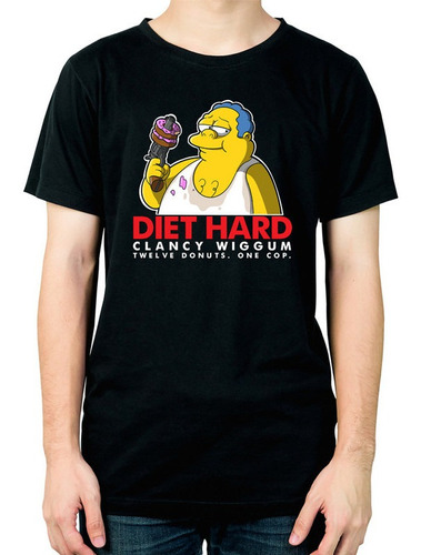 Remera Los Simpsons Jefe Gorgory Diet Hard 515 Dtg Minos