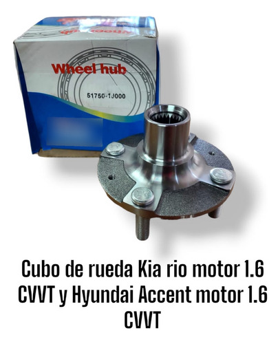 Mozo Cubo De Rueda Delantero Kia Rio 1.6  Hyundai Accent 