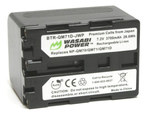 Bateria Wasabi Power Para Sony Np-qm71d